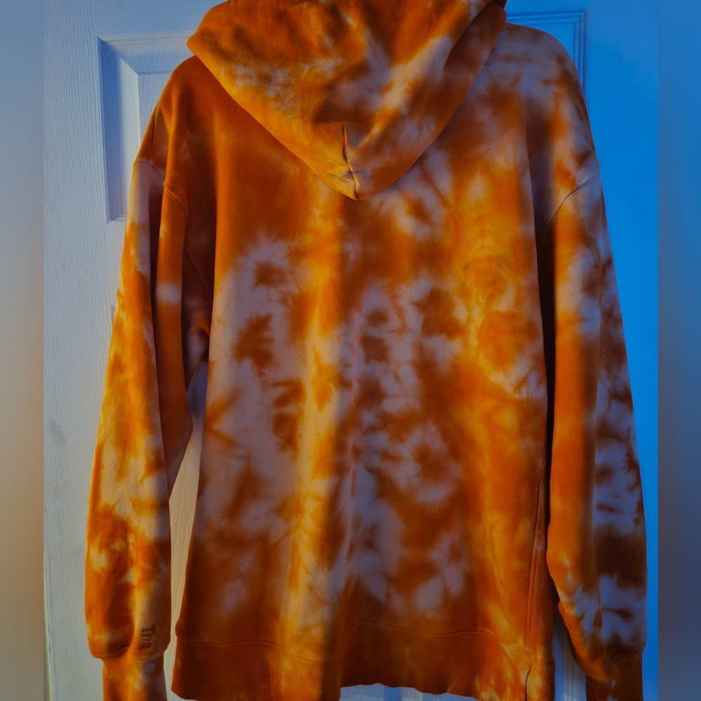 Aritzia TNA Orange Tie-Dye Hoodie. Could Be Unisex. Size L. - Picture 3 of 6